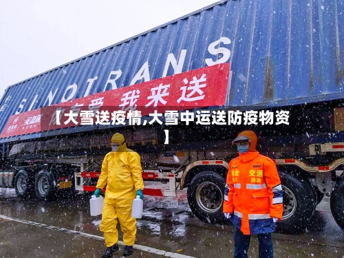 【大雪送疫情,大雪中运送防疫物资】