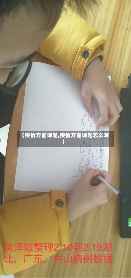 【疫情方面课题,疫情方面课题怎么写】