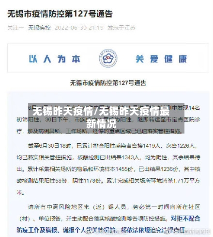 无锡昨天疫情/无锡昨天疫情最新情况-第2张图片