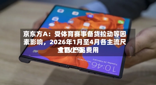 京东方A：受体育赛事备货拉动等因素影响，2026年1月至4月各主流尺寸TV产品费用全面上涨