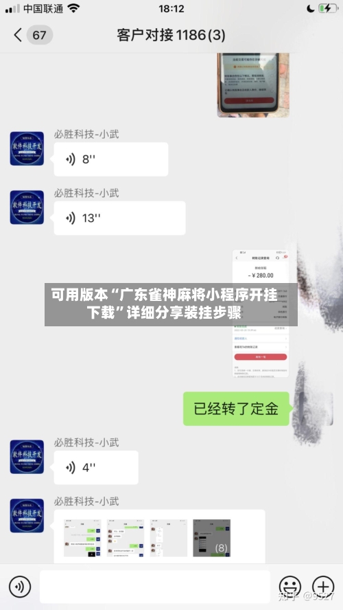 可用版本“广东雀神麻将小程序开挂下载”详细分享装挂步骤-第2张图片