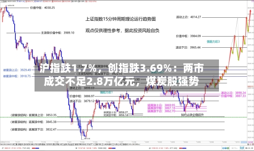 沪指跌1.7%	，创指跌3.69%：两市成交不足2.8万亿元，煤炭股强势-第2张图片