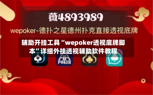 辅助开挂工具“wepoker透视底牌脚本”详细外挂透视辅助软件教程-第2张图片