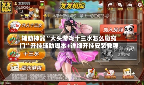 辅助神器“大头游戏十三水怎么赢窍门”开挂辅助脚本+详细开挂安装教程-第2张图片
