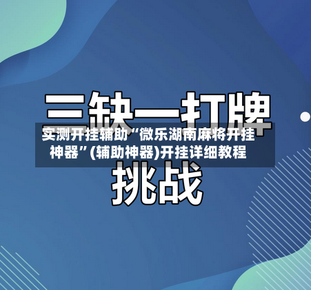 实测开挂辅助“微乐湖南麻将开挂神器”(辅助神器)开挂详细教程-第2张图片