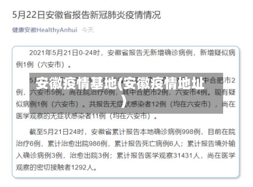 安徽疫情基地(安徽疫情地址)-第2张图片