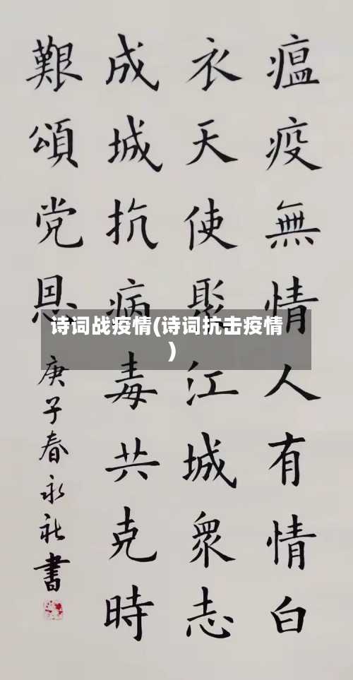 诗词战疫情(诗词抗击疫情)-第2张图片