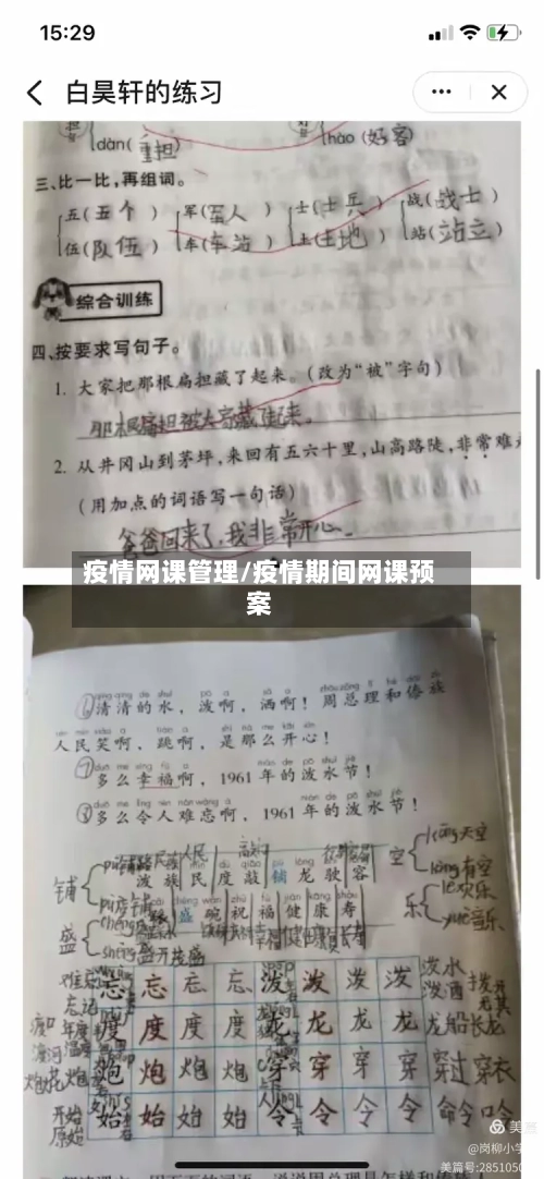 疫情网课管理/疫情期间网课预案