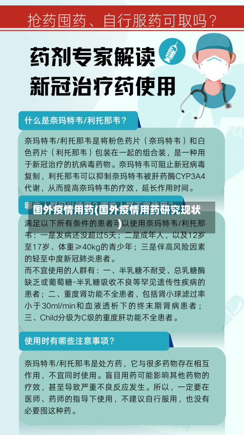 国外疫情用药(国外疫情用药研究现状)-第3张图片