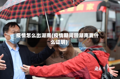 疫情怎么出湖南(疫情期间回湖南要什么证明)-第3张图片