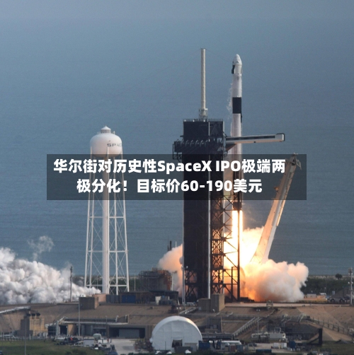 华尔街对历史性SpaceX IPO极端两极分化!目标价60-190美元-第3张图片