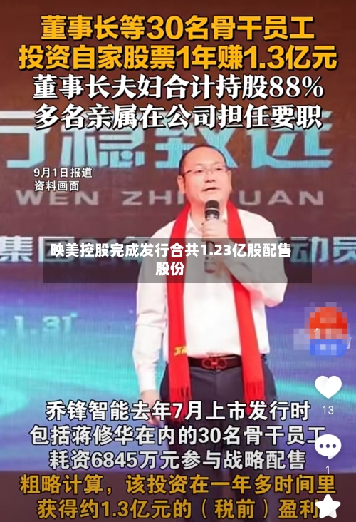 映美控股完成发行合共1.23亿股配售股份