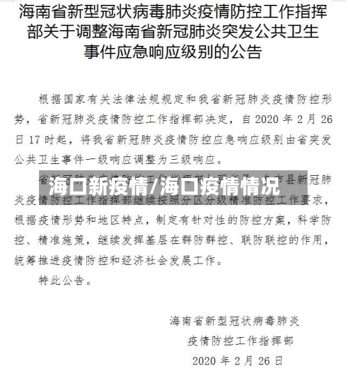海口新疫情/海口疫情情况-第2张图片