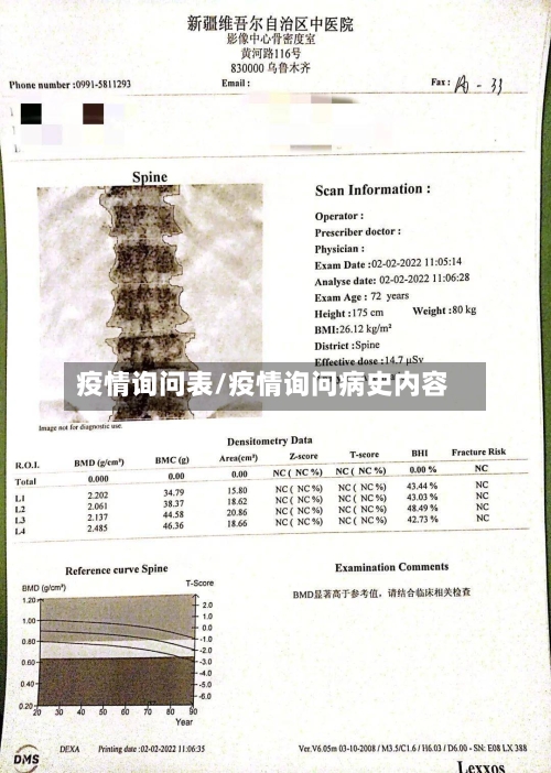 疫情询问表/疫情询问病史内容