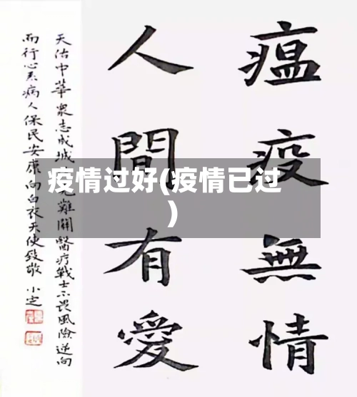 疫情过好(疫情已过)