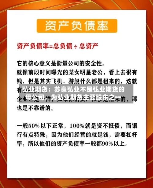 弘业期货：苏豪弘业不是弘业期货的母公司	，为弘业期货主要股东之一-第2张图片