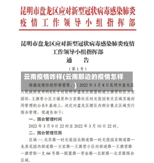 云南疫情咋样(云南那边的疫情怎样)-第2张图片