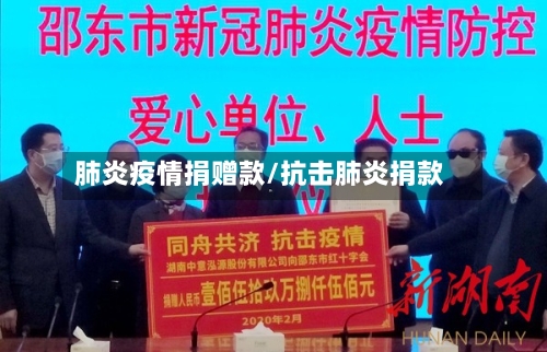 肺炎疫情捐赠款/抗击肺炎捐款-第3张图片