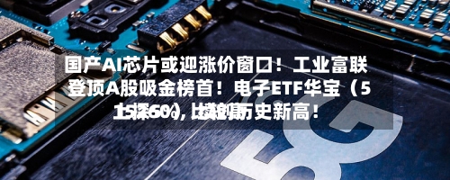 国产AI芯片或迎涨价窗口！工业富联登顶A股吸金榜首！电子ETF华宝（515260）比较高上探5%，续创历史新高！-第3张图片