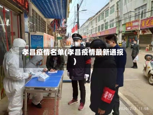 孝昌疫情名单(孝昌疫情最新通报)-第2张图片