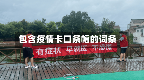 包含疫情卡口条幅的词条-第2张图片