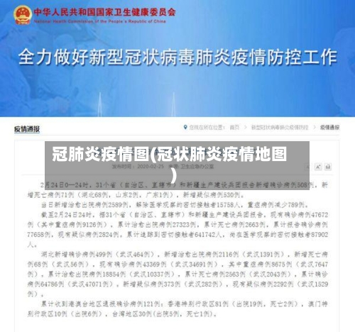 冠肺炎疫情图(冠状肺炎疫情地图)-第2张图片