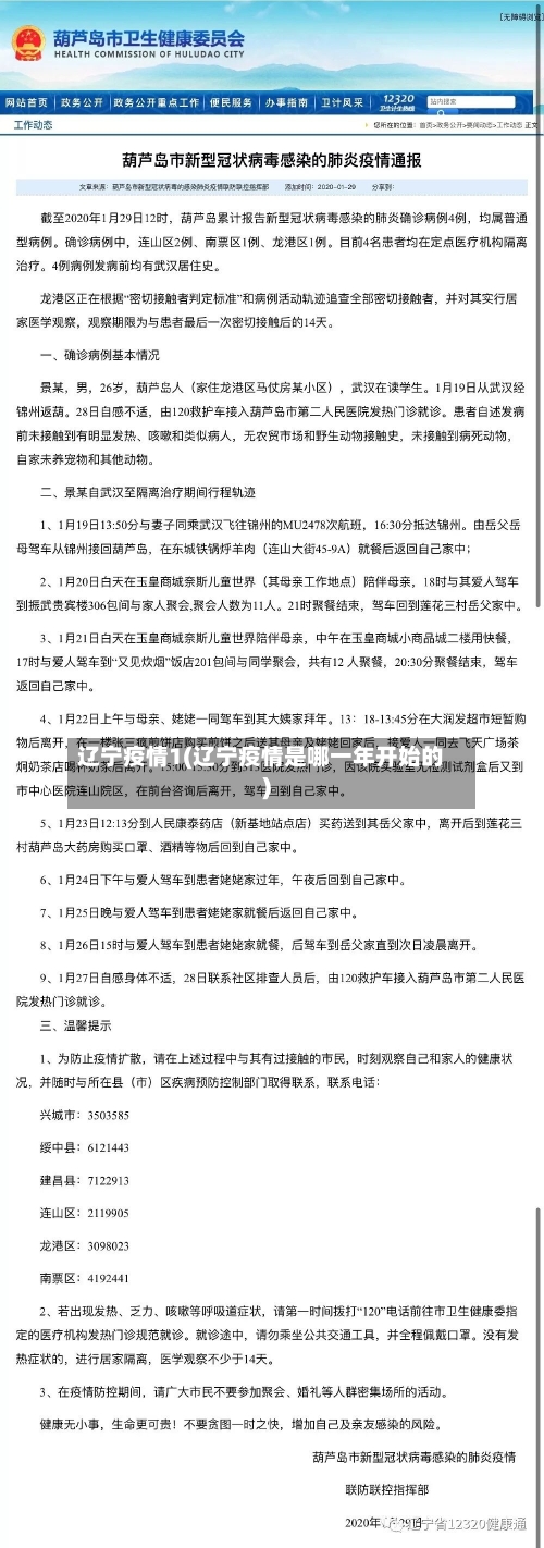 辽宁疫情1(辽宁疫情是哪一年开始的)-第3张图片
