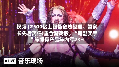 视频 | 2500亿上银基金总经理、督察长先后离任!重仓游戏股，“新潮买手”陈博有产品年内亏23%-第2张图片