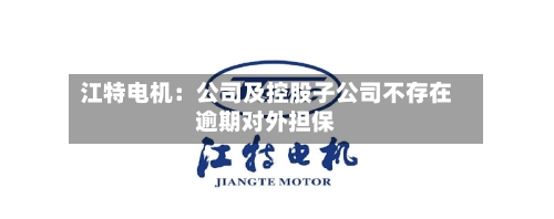 江特电机：公司及控股子公司不存在逾期对外担保-第3张图片