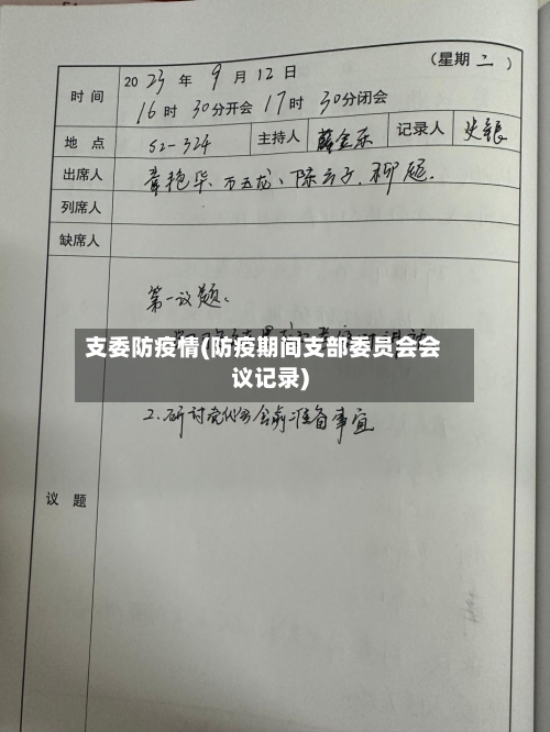 支委防疫情(防疫期间支部委员会会议记录)