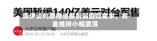 美伊谈判取得进展削弱避险需求，黄金维持小幅震荡-第2张图片
