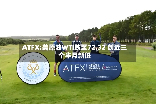 ATFX:美原油WTI跌至72.32 创近三个半月新低