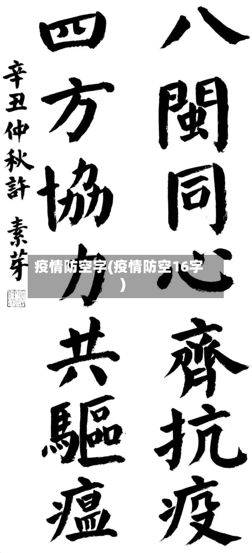 疫情防空字(疫情防空16字)-第3张图片