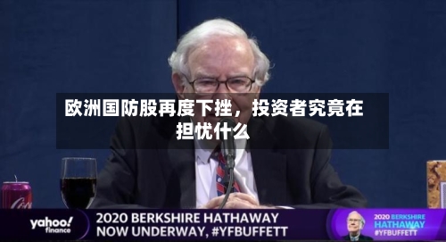 欧洲国防股再度下挫，投资者究竟在担忧什么-第2张图片