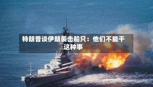 特朗普谈伊朗袭击船只：他们不能干这种事-第2张图片