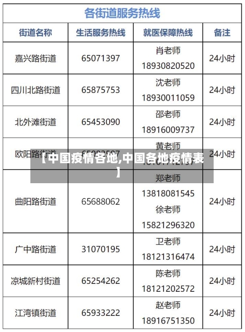 【中国疫情各地,中国各地疫情表】-第2张图片