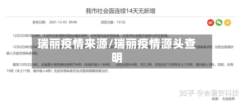 瑞丽疫情来源/瑞丽疫情源头查明-第2张图片